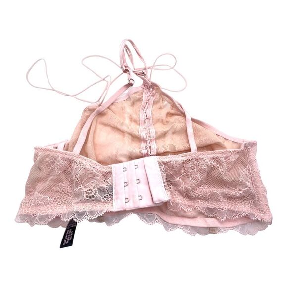 VICTORIA’S SECRET Very Sexy Wire Free Bralette Light Link Lace Size Small - Picture 2 of 3